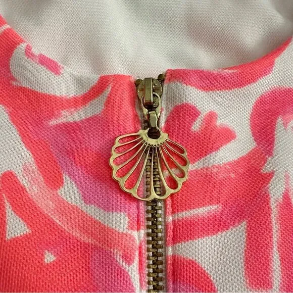 Lilly Pulitzer Callie Shift Dress Pink Sun Ray Shimmy Shimmy Women’s Small - Picture 7 of 12